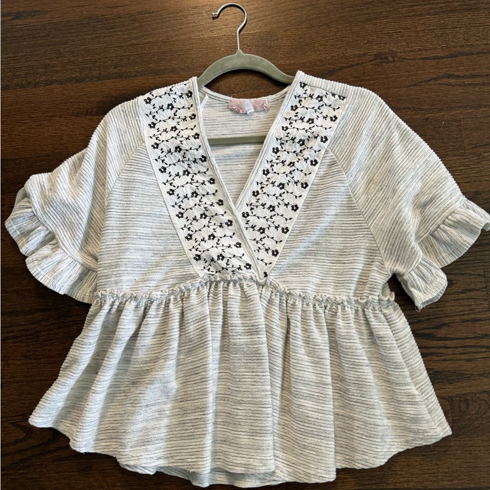 Anthropologie Once Upon a Dream Babydoll Top